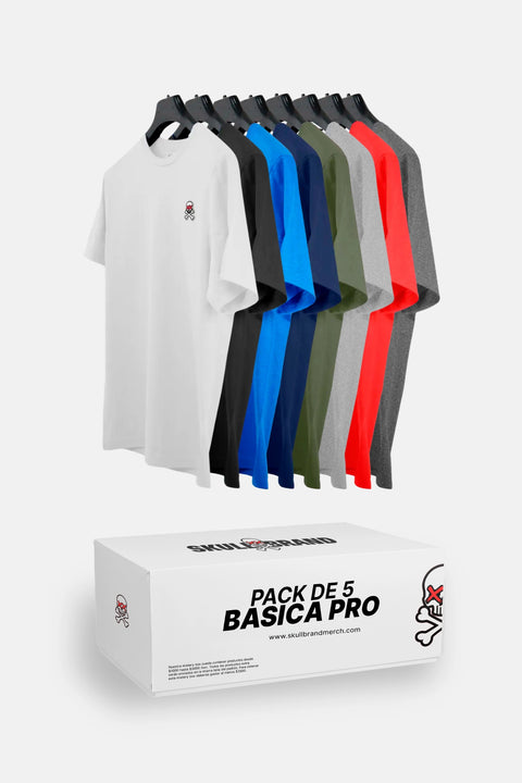 ARMA TU PAQUETE DE 5 PLAYERAS BÁSICA PRO