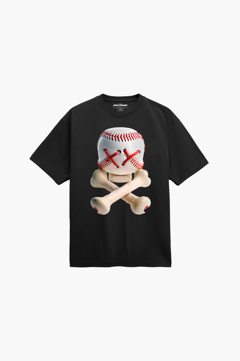 PLAYERA BASEBALL SKULL