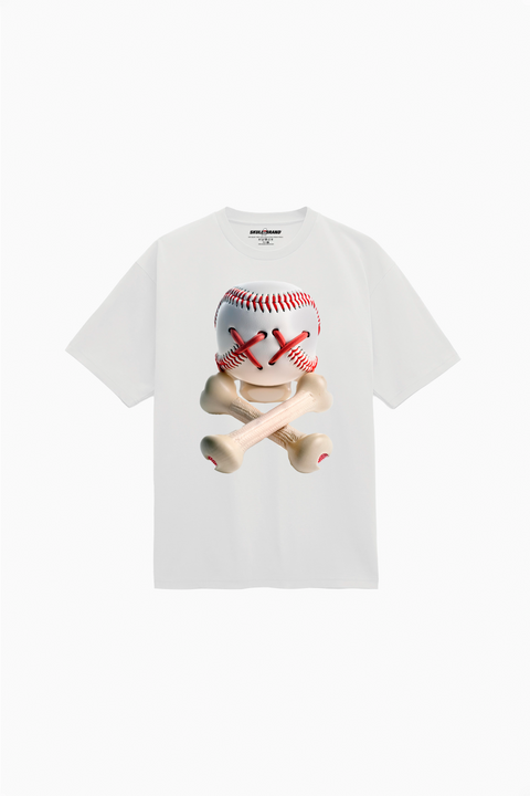 PLAYERA BASEBALL SKULL